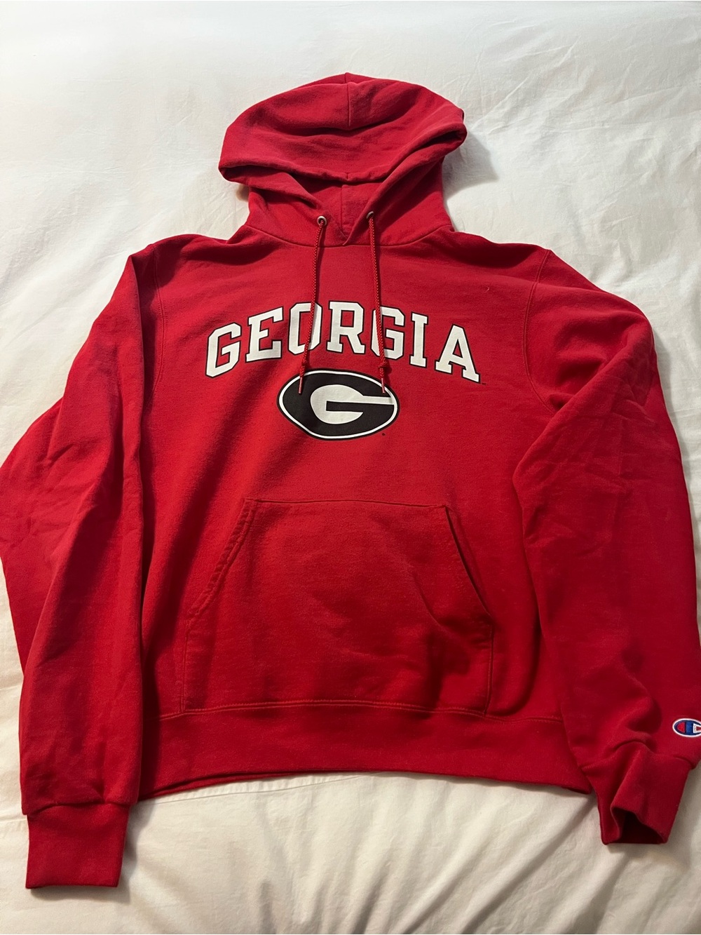 Champion University of Georgia Red Hoodie